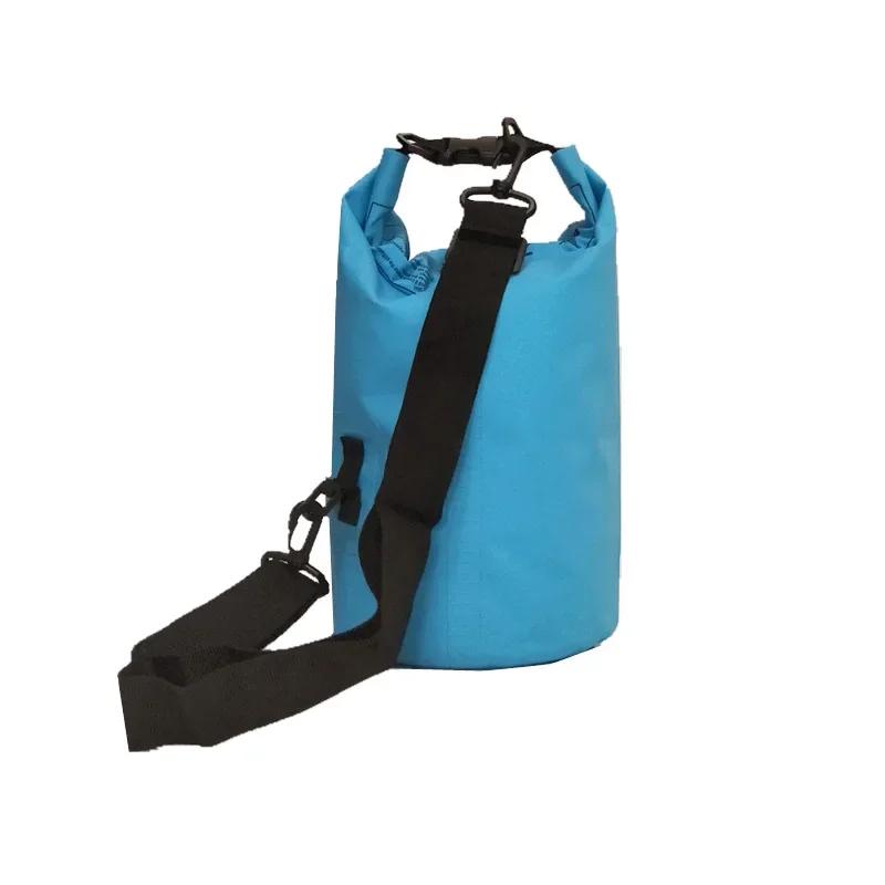 PVC Waterproof Backpack Kayak Pouch Outdoor Trekking Shoulder Dry Bag Travel Diving Boat Ocean Pack River Bag 5L 10L 15L 20L 30L