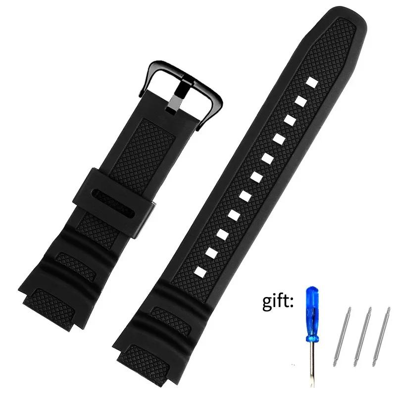 

High quality rubber strap for Casio Watch W-218h / F-108 AE1200 / 1000 / 1300 resin silicone watch band 18mm