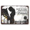 Retro Metal Tin Sign Farmhouse Wall Art Living Room Balcony Decor