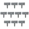2010Pcs Plastic Fence Garden Fence Garden Fence Outdoor Foldable Splicing Imitation Stone Fence For Stairs