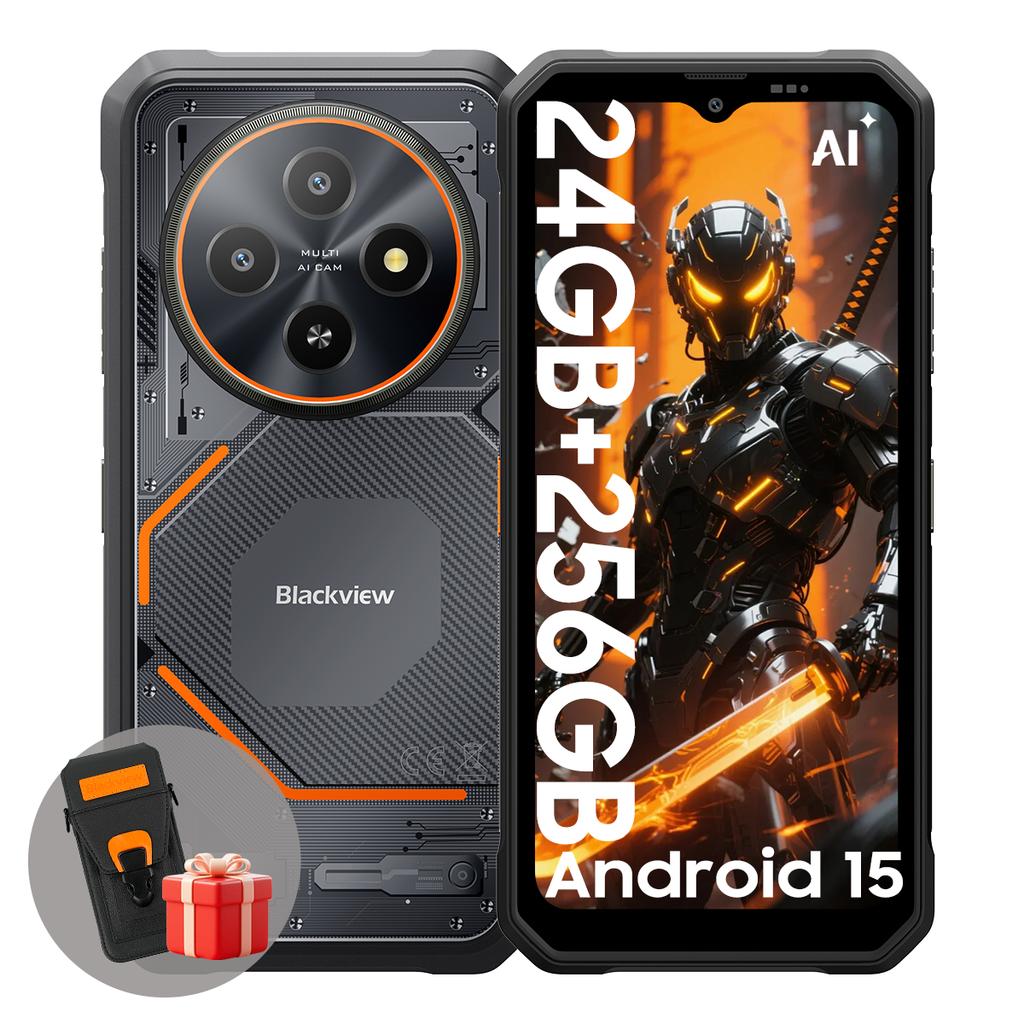 Blackview FORT 2 5G 8GB RAM 128/256GB ROM Smartphone Rugged Android 15 6.56 pollici 90HZ Telefono Cellulare 5000mAh