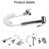 Silver Sprayer Set ABS Faucet Hand Home Set Sink Sprinkler Valve Base Basin Hose Household Parts Brand New Supply