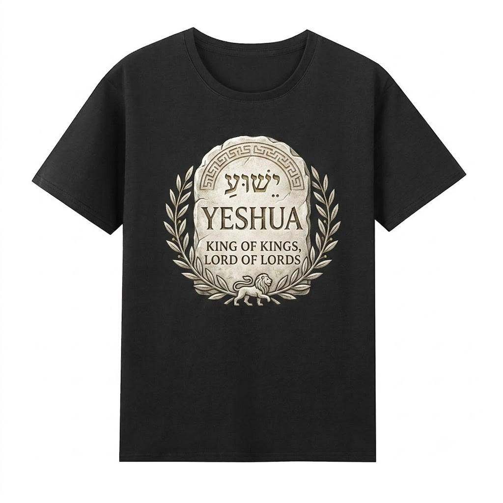 Yeshua Hebrew Name Of Jesus Christian King Lord Messiani T-Shirt Gift For Friend