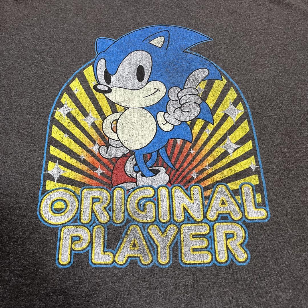

[USED] Sonic the Hedgehog anime T-shirt, Sonic, SEGA, vintage clothing