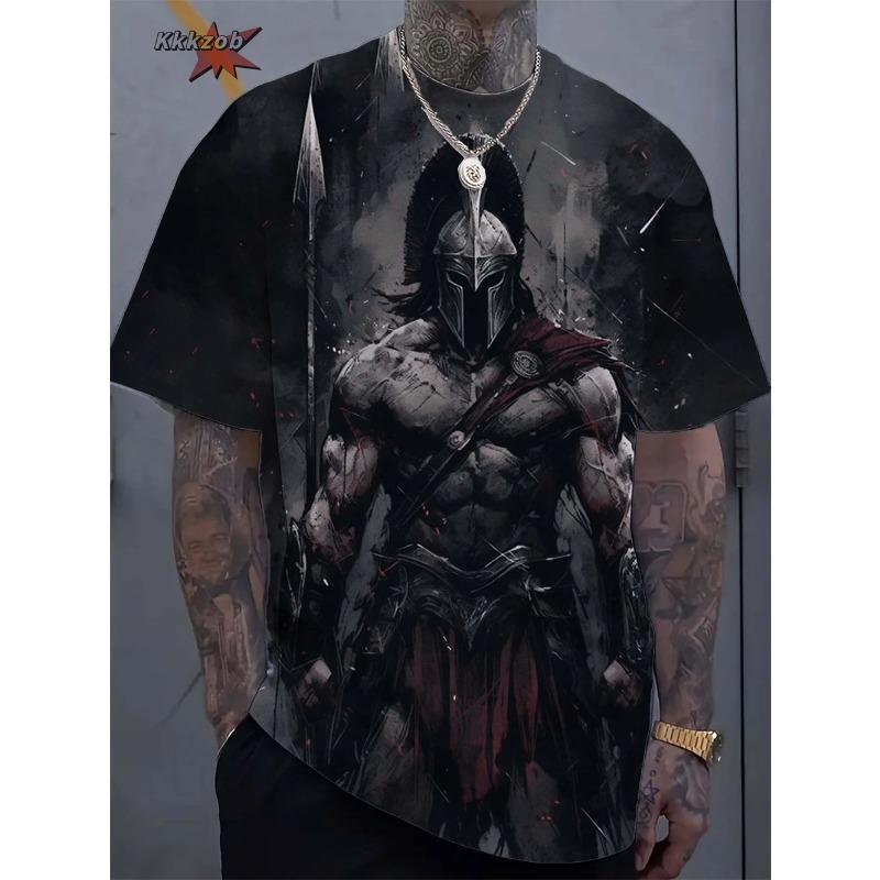 Vintage Skull Men Graphic T-Shirt Summer Street Men's Tops Fashion Round Neck Men Short Sleeve Tee New Oversized Men's Clothing