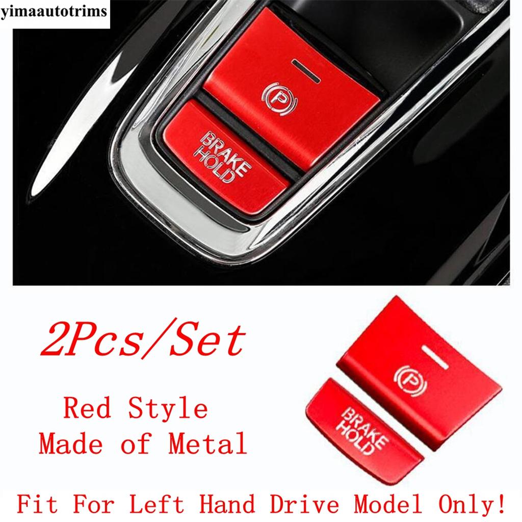 Car Gear Position Handbrake Central Control Button Sequin Decoration Cover Trim Accessories For Honda Vezel HR-V 2014 -