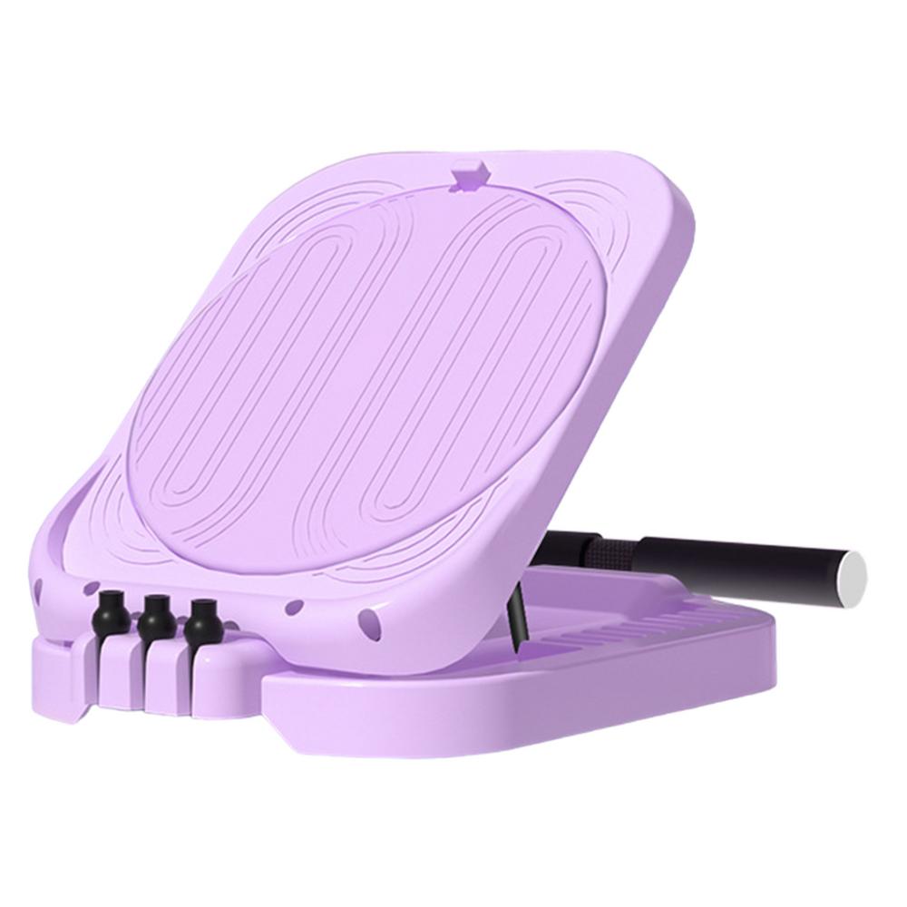 Incline Board Ankle Incline Stretcher Multifunctional Wedge Footrest Anti-Slip Folding 9 Modes Adjustable Incline Stretch Board фиолетовый