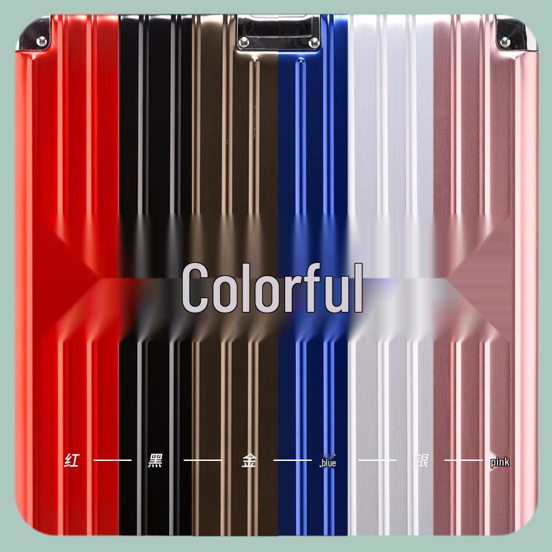 20-Inch Aluminum-Magnesium Alloy Carry-On Suitcase with Password Lock and Metal Frame