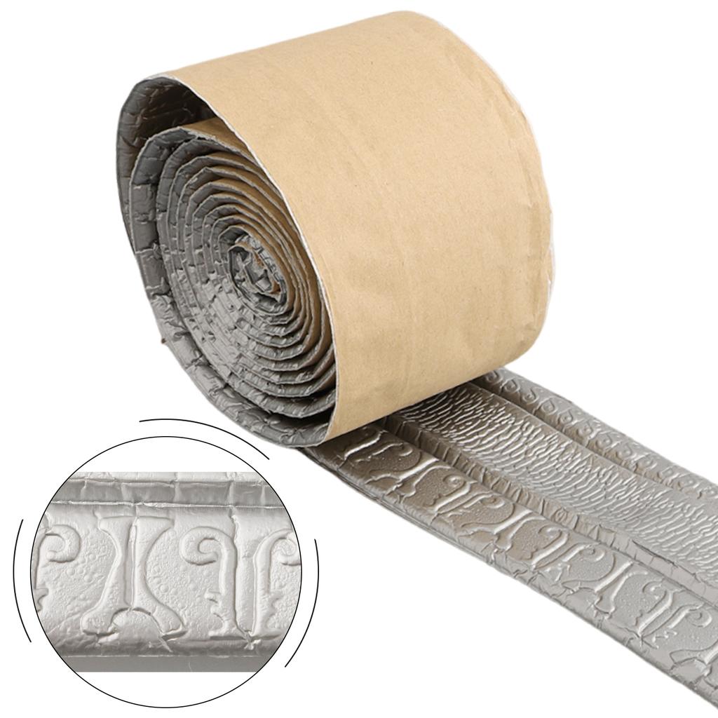 Non-Damaging Removable Wall Trim Sticker for Skirting Line Background Wall and Door Frame Decoration Without Drilling