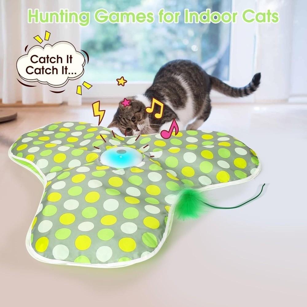 Smart Hide and Seek Cat Toy Motion Activated Interactive Cat Toys Pet Game Cover  Kitten Teaser