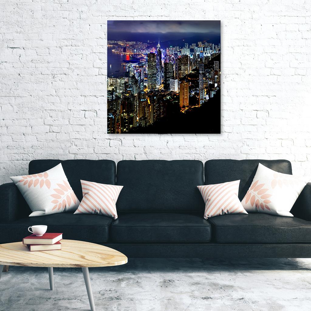 Canvas print City by night