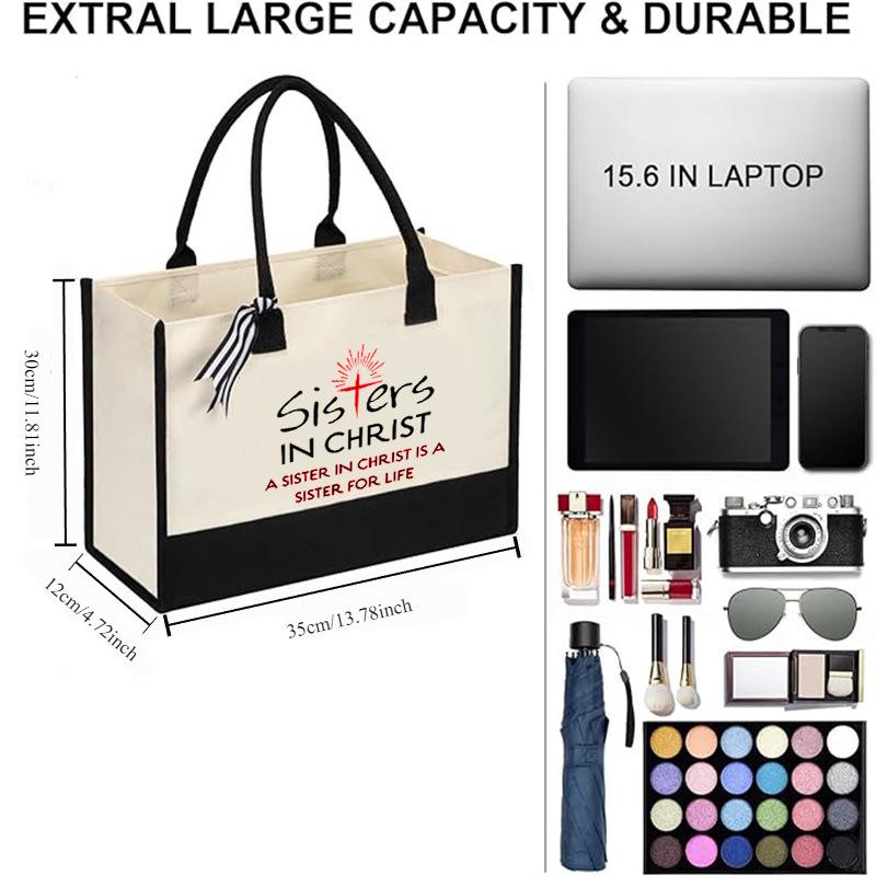 Eco-Friendly Large Canvas Travel Tote for Women