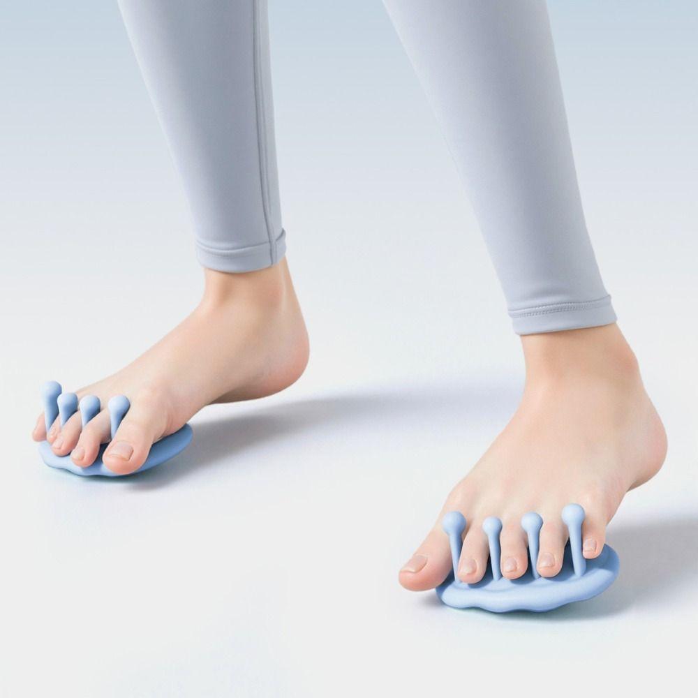 2Pcs Anti-slip Thumb Valgus Corrector Bone Corrective Leg Sculpting Arch Trainer  O-shaped Leg