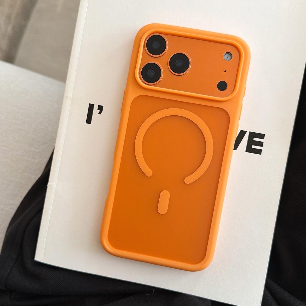 Matte Case For Magsafe iPhone 17 Pro Max Air 16 Plus 15 14 13 12 17Pro iPhone17 Mag Safe Shockproof Protective Translucent Phone Cover Accessories