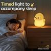 Novelty Penguin Nursery Night Light For Kids Room Rechargeable Sleeping Beside Night Lamp For Breastfeeding Toddler Decoration