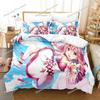 Soushin Shoujo Matoi Bedding Set Single Twin Full Queen King Size Bed Set Adult Kid Bedroom Duvet cover Sets Anime Bed Sheet Set