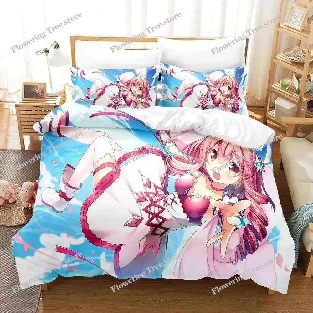 Soushin Shoujo Matoi Bedding Set Single Twin Full Queen King Size Bed Set Adult Kid Bedroom Duvet cover Sets Anime Bed Sheet Set