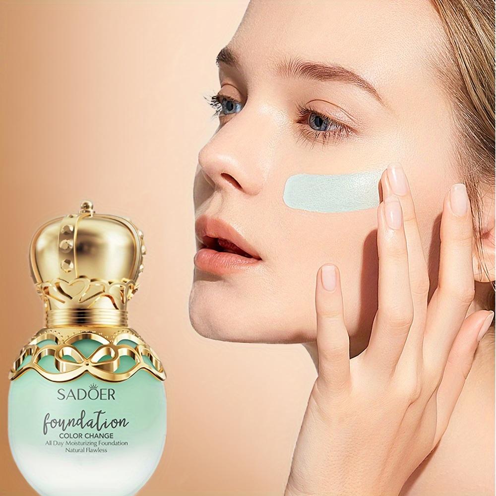 Měnící teplotu Korektorový make-up Přirozeně kryje nedokonalosti, Plně kryje tmavé kruhy pod očima a akné, Vodotěsný a rychleschnoucí tekutý make-up