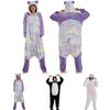 Gemütlicher Unisex Erwachsenen Tier Flanell Onsie Kostüm Pyjama mit Seitentaschen