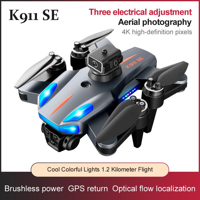 K911 SE Drony Profesionální 8k GPS 4k Dron Vyhýbání se překážkám Duální HD kamera Střídavý motor Skládací kvadrokoptéra RC Dron