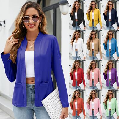 Damen Blazer-Oberteil mit Taschen