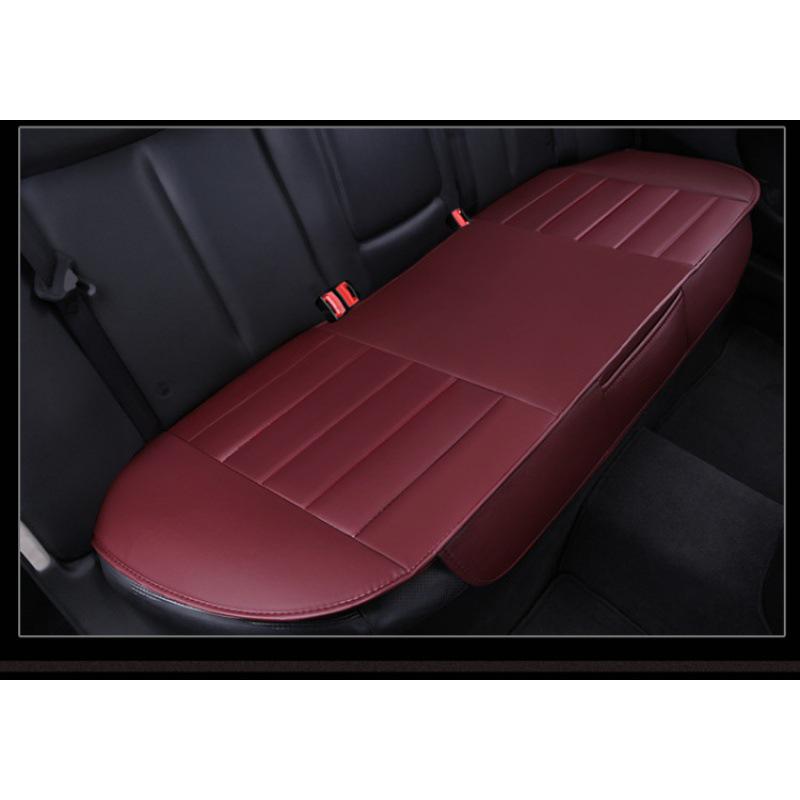 Universal Color Block Car Seat Cushion Set - Full Coverage, Non-Slip, No Backrest, Fashionable, Four Seasons, Three Pieces.