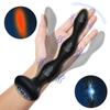 Bendable Electric Pulse Heating Prostate Massager Sex Toys 3-in-1 Anal Beads Butt Plug for Men Women Couple Adult