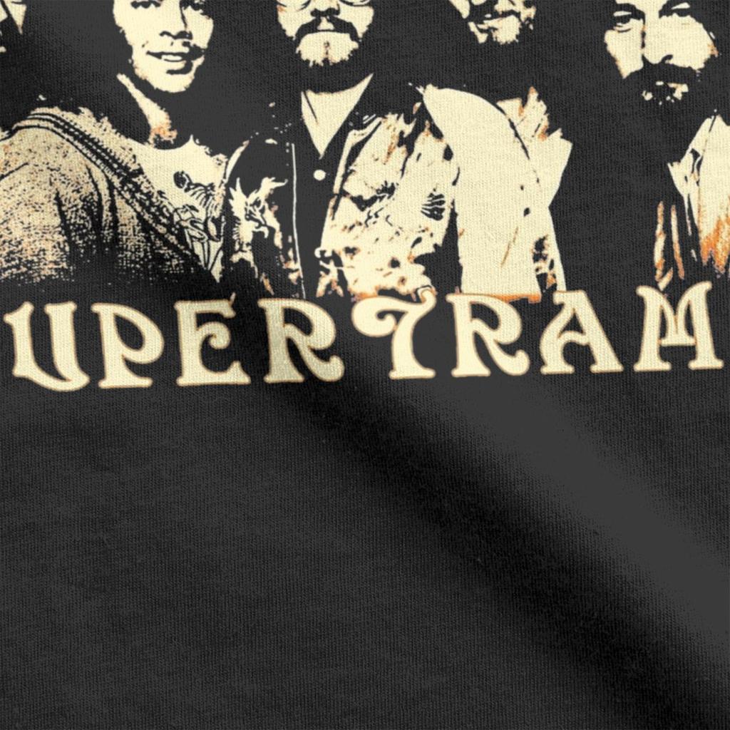 Supertramp T-Shirt für Herren, reine Baumwolle, lustige T-Shirts, Rundhalsausschnitt, kurzärmelige Kleidung für den Sommer
