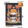 Tropical Skull 5D Diamond Painting Full Round Drill Mosaic Diamond Embroidery Belief In Heart Cross Stitch Kits Home Decor Home Decor