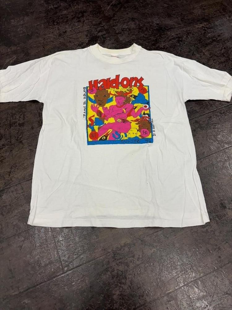 

HardOns Hell#039;S Sake HardOn Tshirt Unisex Cotton Tee S4XL Unisex T-Shirt XL