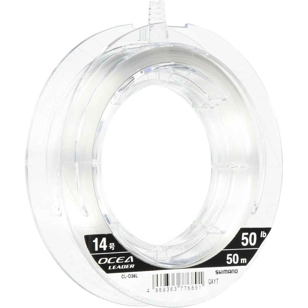 Shimano Ocea EX Fluorocarbon Shock Leader 50m 14号 50lb Clear Fishing Line