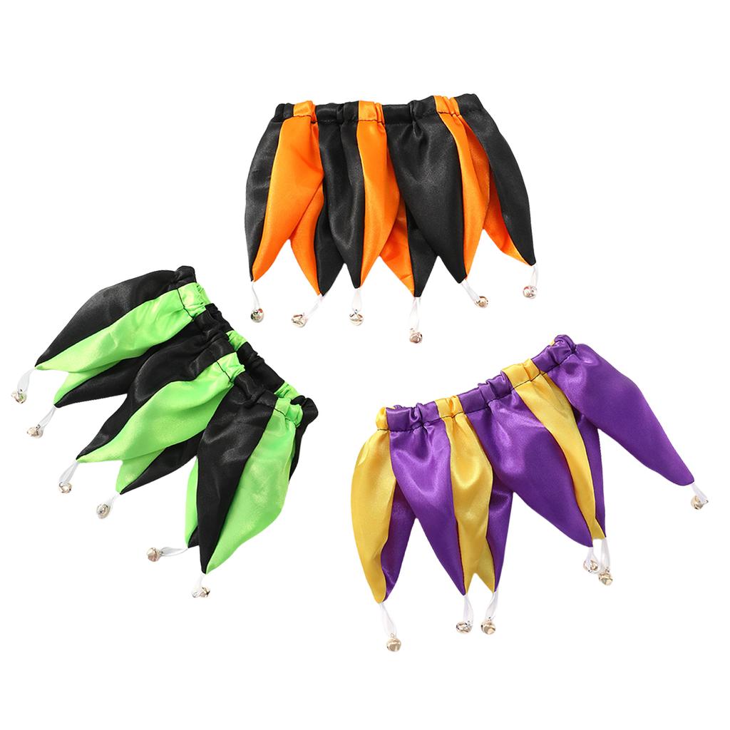 Dogs Halloween Costume Bandanas Scarf Cat Party Neckwear Dogs Cosplay Party Clown Costume Festival Pet Photoshoots Props