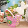 DIY Cute Flower Handmade Craft Kids Children Creative Toy Braided Storage Basket