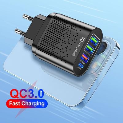 Quick USB Charger Type C Fast Charging Charge 20W QC3.0 PD3.0 EU KR Charger Adaper For Iphone 15 Laptop Charger