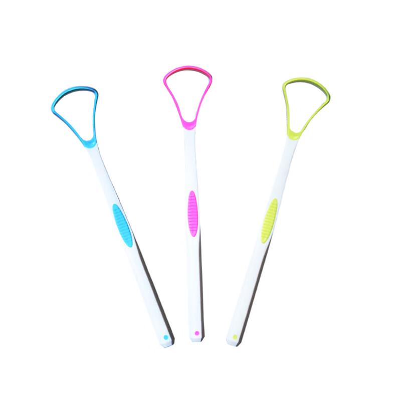 Haoci Liangpin Mixed Color Tongue Cleaners for Adults & Kids, 5-Pack