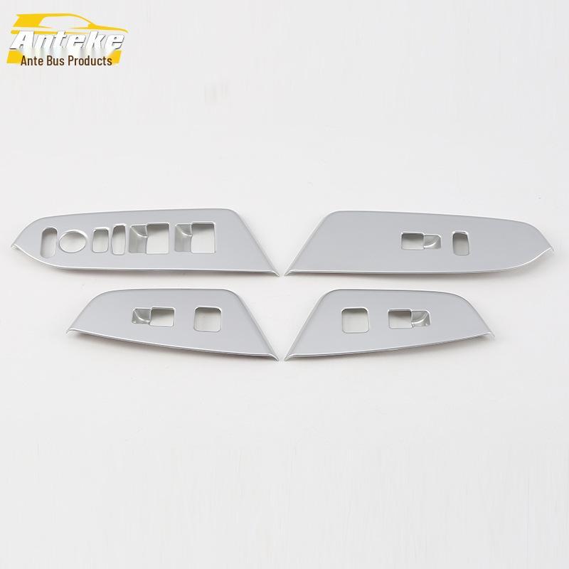 17 CRV Glass Switch Decorative Frame for Car Door Window Armrest Lift Button