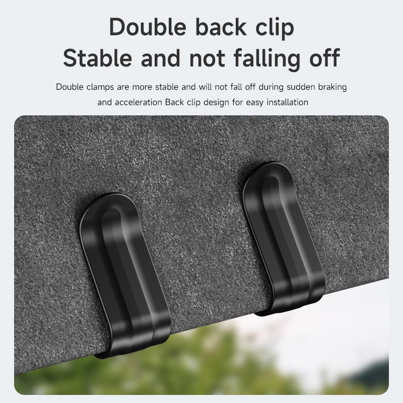 Car Sun Visor Glasses Clip Electroplated Metal Mirror Holder For Citroen C4 C3 C5 C5X e-C4 X e-C3 C-Elysee Berlingo C1 C6 C2 alb256
