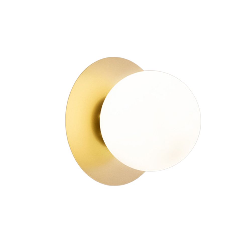 

New Wall Lamp Round Ball Shape Simple Modern Black/Gold LED Wall Light золотий