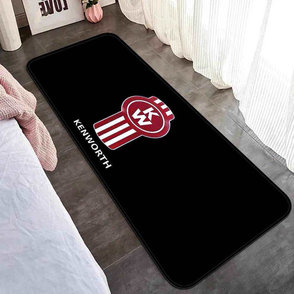 K-Kenworth Truck Logo Floor Mat Rectangle Anti-slip Home Soft Badmat Front Door Indoor Outdoor Mat Welcome Doormat