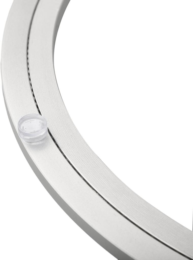 12-39cm Otočný ložiskový otočný talíř Lazy Susan základna pro kuchyňský jídelní stůl Hliníkový otočný talíř na stůl Stolní dekorační doplněk