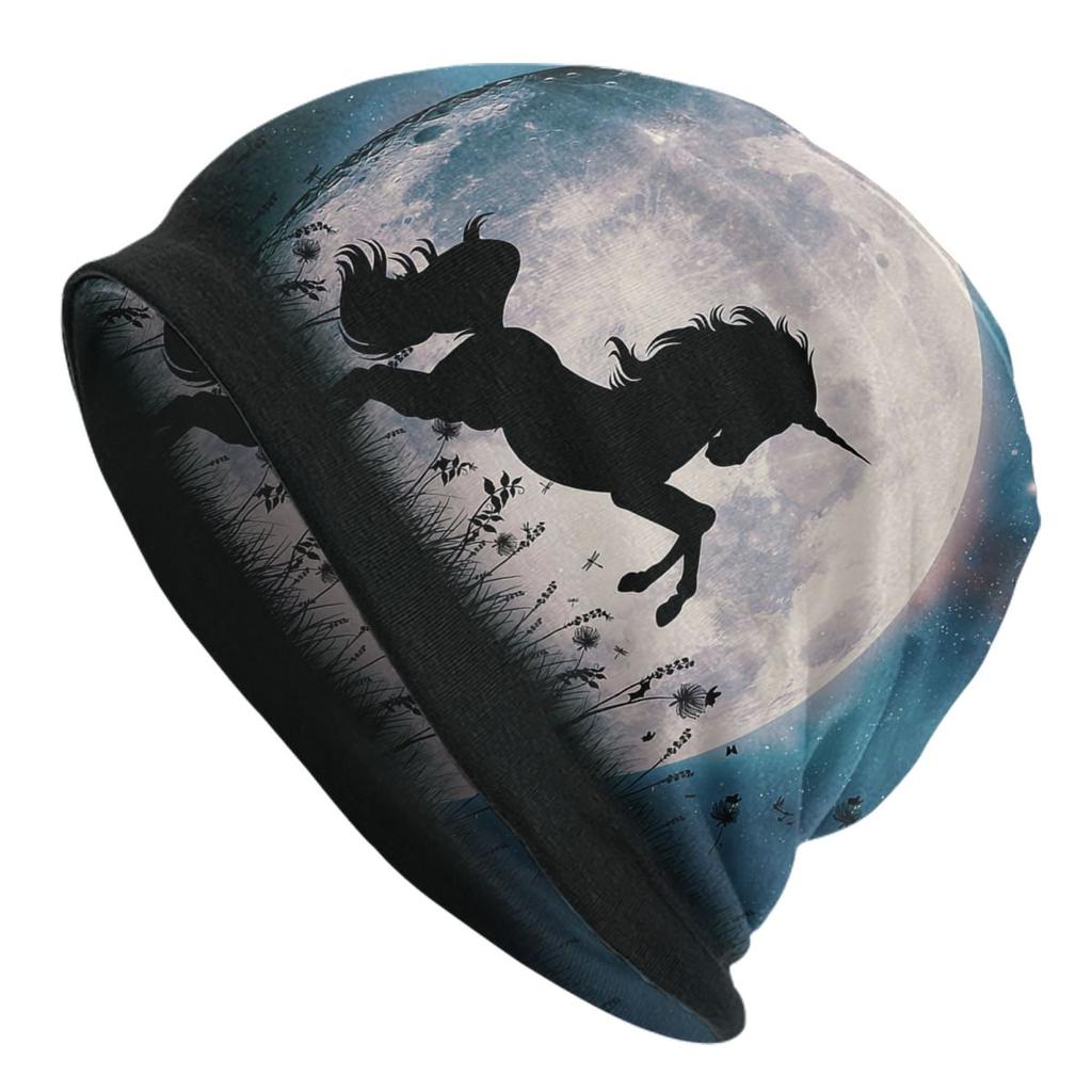 Sleeping Baby Rainbow Unicorn Skullies Beanies Caps For Unisex Women Unisex Fashion Winter Warm Knitting Hat Adult Bonnet Hats