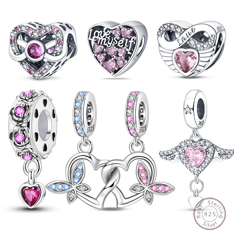 Copper Beaded Pendant Shiny Zirconia Spring Bow Original 3Mm Bracelet Women Fine Jewelry