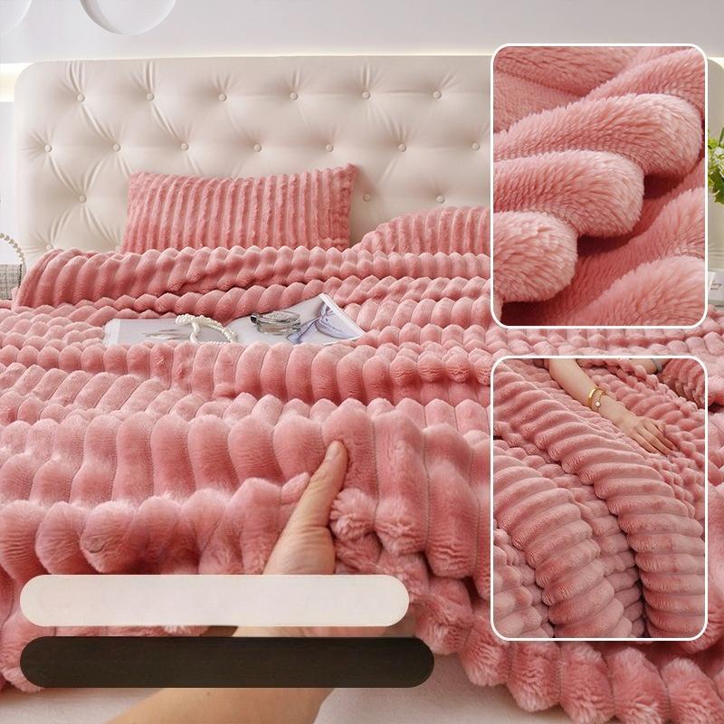 Flannel Blanket, Office Nap Sofa, Air-Conditioning Cover, Blanket