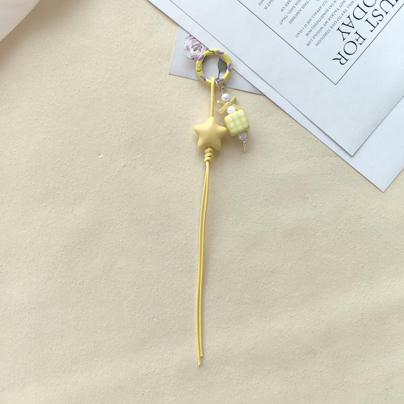 Makrama Gwiazda Breloczek Wisiorek Zestaw DIY: Urocza biżuteria z koralików i akcesoria do zawieszek na telefon