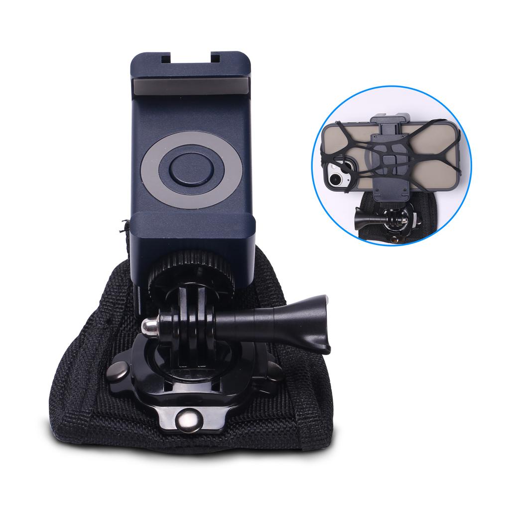 Cell Phone Holder 360° Rotation Glove Wrist Strap Mount For GoPro Hero  SJCAM Insta360 X2 X3 DJI Osmo Action Camera Accessories