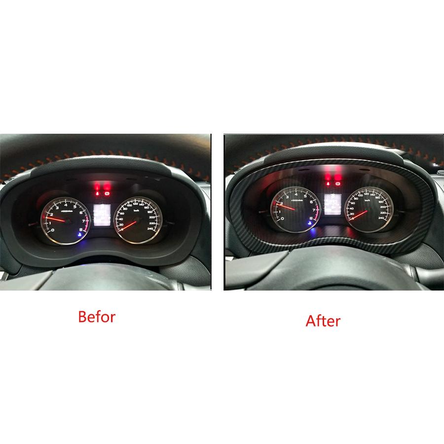 Dashboard Meter Frame Carbon Fiber Style Cover For Subaru WRX 2014-2021