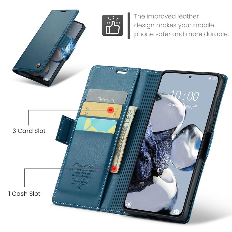 Magnetische Leder-Flip-Hülle mit Ständer und Brieftasche für XiaoMi RedMi 14C 13C 12C Note 14 13 Pro Plus 12 11 11S 10 9 10S Handyhülle
