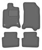 Tapis de voiture en velours graphite pour: Renault Laguna II break, liftback (2001-2007)