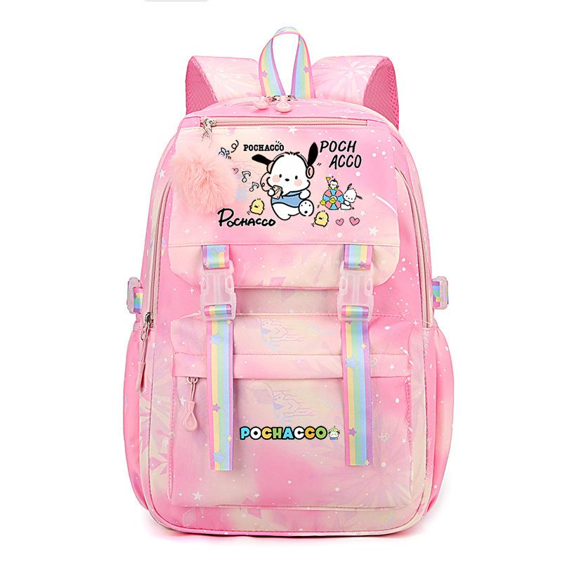 Pochaco Pacha Dog Cartoon Cute Backpack Sweet School Style Schoolbag