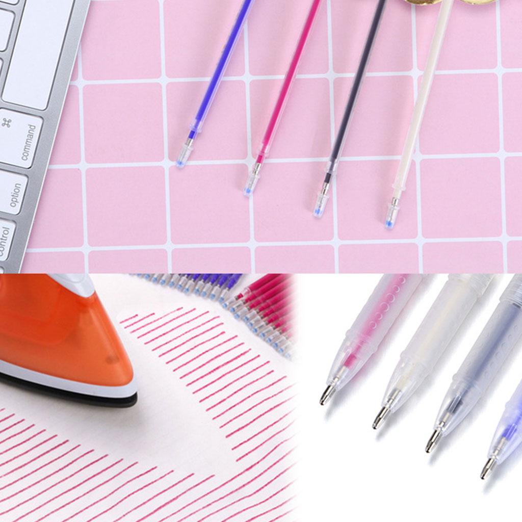 Heat Erasable Pen with 10 Refills Kit Mixed Color Refills Fabric Marking Tools